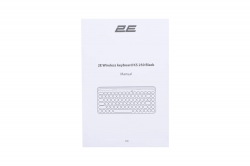 Клавиатура мембранная 2E KS250 84key, WL/BT, EN/UK, чёрно-серый 2E-KS250WBK_UA