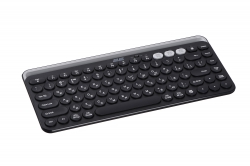 Клавиатура мембранная 2E KS250 84key, WL/BT, EN/UK, чёрно-серый 2E-KS250WBK_UA