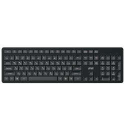 Клавиатура мембранная 2E KS260 106key, WL, EN/UK/RU, чёрный 2E-KS260WB_CI