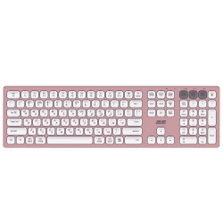 Клавиатура ножничная 2E KS270 109key, WL/BT, EN/UK, розово-белый 2E-KS270WBPN_UA