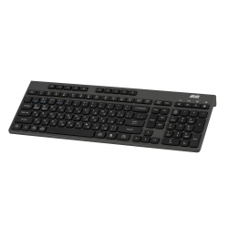 Клавиатура мембранная 2E KS280 120key, WL/BT, EN/UK, silent, чёрно-серая 2E-KS280WBGR_UA