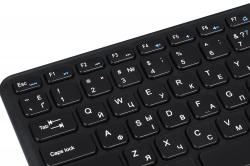 Клавиатура 2E Touch Keyboard KT100 WL BLACK 2E-KT100WB