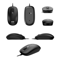 Миша 2E MF405, USB-A, чорний 2E-MF405UBK
