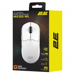 Миша 2E GAMING MG355 WL, USB-A/WL, білий 2E-MG355UWT-WL