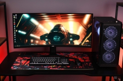 Монітор 2E GAMING 34" R3426B 2xHDMI, DP, VA, 3440x1440, 200Hz, 1ms, NTSC 85%, CURVED, FreeSync, HAS 2E-R3426B-01.UA