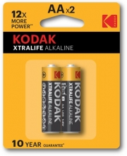 Батарейка Kodak XtraLife LR06 1x2 шт. блистер 30045