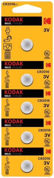 Батарейка KODAK Ultra lit. CR2016 1х5 шт. відривні 30411555