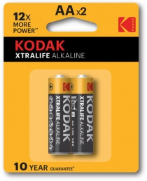 Батарейка KODAK XTRALIFE LR06 1x2 шт. блістер 30413382