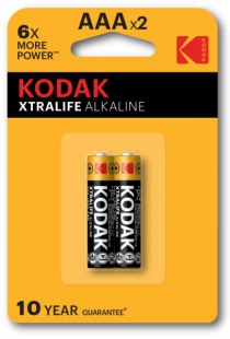 Батарейка KODAK XTRALIFE LR03 1x2 шт. блістер 30413399
