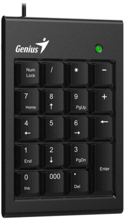 Клавиатура числовая Genius 100 USB Black 31300015400