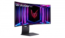 Монітор LG 34&quot; 34GS95QE-B 2xHDMI, DP, USB, Audio, OLED, 3440x1440, 240Hz, 0.03ms, DCI-P3 98.5%, G-SYNC, FreeSync, AdaptiveSync, HAS, DisplayHDR True Black 400