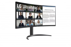 Монітор LG 34" 34WR55QK-B 2xHDMI, DP, USB-C, Audio, VA, 3440x1440, 100Hz, CURVED, sRGB 99%, HAS, HDR10