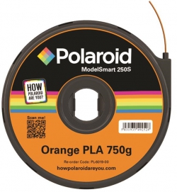 Картридж для 3D ручки Polaroid ModelSmart 250s PLA, 1.75мм, 0.75кг, оранжевый 3D-FL-PL-6019-00