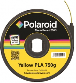 Картридж для 3D ручки Polaroid ModelSmart 250s PLA, 1.75мм, 0.75кг, жовтий 3D-FL-PL-6020-00