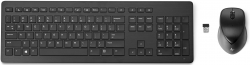 Комплект клавіатура та миша НР 960МК, WL, EN/RU, чорний 3M165AA