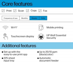 Багатофункціональний пристрій A4 HP OfficeJet Pro 8123 з Wi-Fi 405W0C