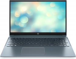 Ноутбук HP Pavilion 15-eh1022ua 15.6" FHD IPS AG, AMD R5-5500U, 8GB, F256GB, UMA, DOS, блакитний 422K2EA