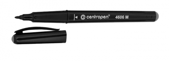 Маркер водостійкий CD-Pen, 1мм, чорний Centropen 4606черн.