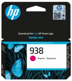 Картридж HP No.938 OfficeJet Pro 9110b/9120/9120b/9130/9130b/9700/9700e Magenta (800 стр) 4S6X6PE