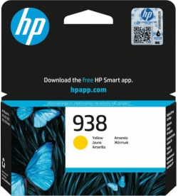 Картридж HP No.938 OfficeJet Pro 9110b/9120/9120b/9130/9130b/9700/9700e Yellow (800 стр) 4S6X7PE