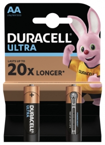 Батарейка DURACELL LR06 KPD 02*20 Ultra уп. 1x2 шт.