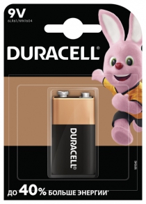Батарейка DURACELL 9V/MN1604 KPN1*10 1 шт. 5006014