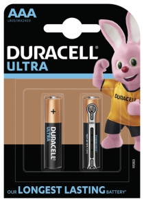 Батарейка DURACELL LR03 KPD 02*10 Ultra уп. 1x2 шт. 5007843