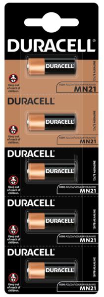 Батарейка DURACELL MN21 уп. 1х5 шт. 5008183