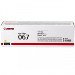 Картридж Canon 067 MF651Cw/MF655Cdw/MF657Cdw/LBP631Cw/LBP633Cdw Yellow (1250 стр.) 5099C002