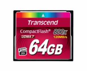 Карта пам'яті Transcend CF  64GB 800X TS64GCF800