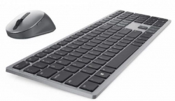 Комплект Dell Premier Multi-Device Wireless Keyboard and Mouse - KM7321W - Ukrainian (QWERTY) 580-AJQV