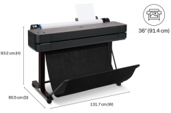 Принтер HP DesignJet T650 36&quot; с Wi-Fi 5HB10D