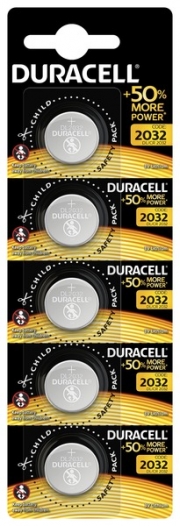 Батарейка Duracell DL2032 DSN уп. 5шт. 6457879