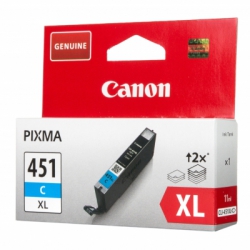 Картридж Canon CLI-451C XL (Cyan) Pixma MG5440/MG6340 6473B001