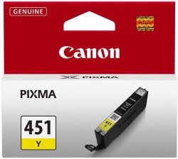 Картридж Canon CLI-451Y XL (Yellow) PIXMA MG5440/MG6340 6475B001