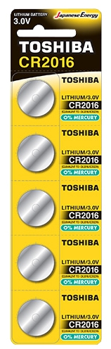 Батарейка TOSHIBA CR2016 BP 1X5 6477657