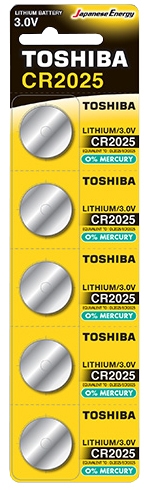 Батарейка Toshiba CR2025 BP 1X5 6477658