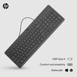 Клавіатура HP 150 USB UA Black 664R5AA