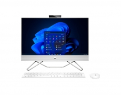 Комп'ютер персональний моноблок HP 240-G9 23.8" FHD IPS AG, Intel i3-1215U, 8GB, F256GB, UMA, WiFi, кл+м, 3р, Win11P, білий 6B1Z0EA