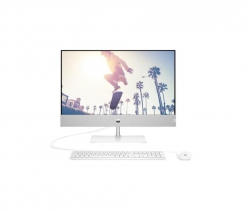 Комп'ютер персональний моноблок HP Pavilion 23.8" FHD IPS AG, Intel i5-12400T, 8GB, F512GB, UMA, WiFi, кл+м, DOS, білий 6C8F0EA