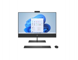 Комп'ютер персональний моноблок HP Pavilion 31.5" QHD IPS, Intel i5-12400T, 16GB, F512GB, NVD1650-4, WiFi, кл+м, DOS, чорний 6C8S2EA