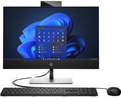 Комп&#39;ютер персональний моноблок HP ProOne 440-G9 23.8&quot; FHD IPS AG, Intel i5-12500T, 8GB, F512GB, UMA, WiFi, кл+м, 3р, DOS, чорний 6D375EA