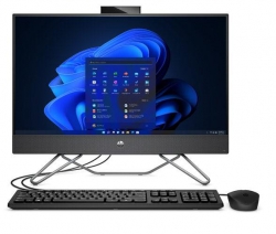 Комп'ютер персональний моноблок HP 240-G9 23.8" FHD IPS AG, Intel i5-1235U, 16GB, F256GB, UMA, WiFi, кл+м, 3р, DOS, чорний 6D3T0EA