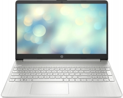 Ноутбук HP 15s-fq5011ua 15.6" FHD IPS AG, Intel i5-1235U, 16GB, F512GB, UMA, DOS, сріблястий 6D9B3EA