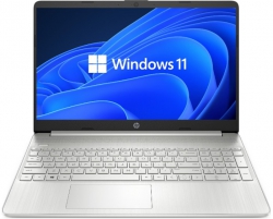 Ноутбук HP 15s-fq0016ua 15.6" AG, Intel C N4120, 8GB, F256GB, UMA, Win11, серебристый 7X8M4EA