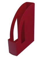 Лоток пластиковый для бумаги вертикальный, красный Арника 80522
