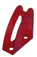 Лоток пластиковый для бумаг вертикальный "Радуга", JOBMAX, красный Арника 80614