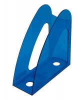 Лоток пластиковый для бумаг вертикальный "Радуга", JOBMAX, голубой Арника 80615