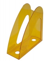 Лоток пластиковый для бумаг вертикальный "Радуга", JOBMAX, лимонный Арника 80616