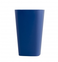 Стакан пластиковый для письменных принадлежностей (для творчества), квадратный, синий Арника 81663
